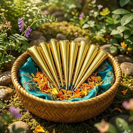 Instant Henna Cone (A single henna cone can be used for two stencil applications)