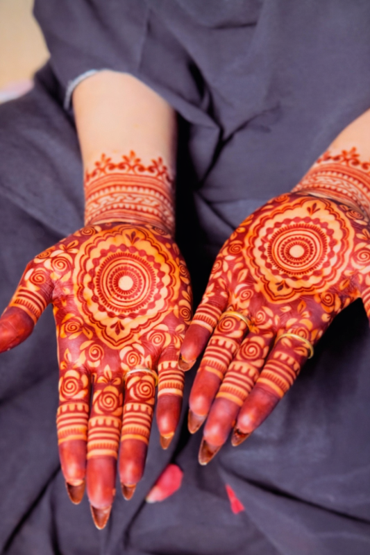 1ROYAL MANDALA CUFF STENCIL (single hand)