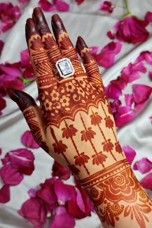 Royal Jaal Mehendi Stencil