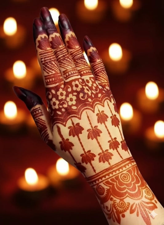 Royal Jaal Mehendi Stencil