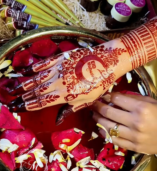 EID MUBARAK CRESCENT STENCIL